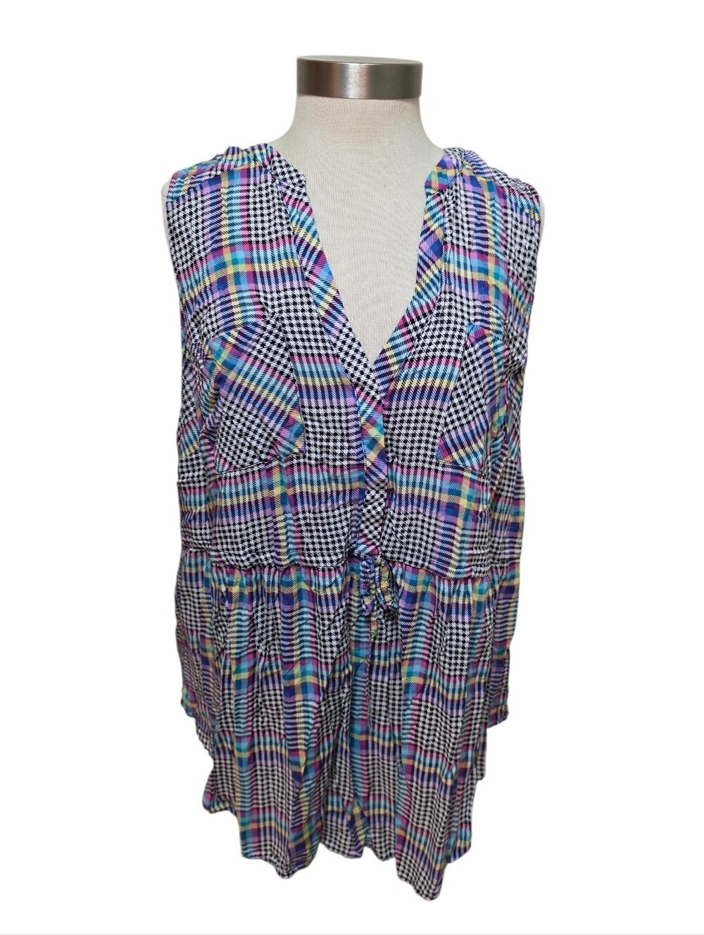 Torrid Babydoll Sleeveless Tunic Top Size 2 (18/20)